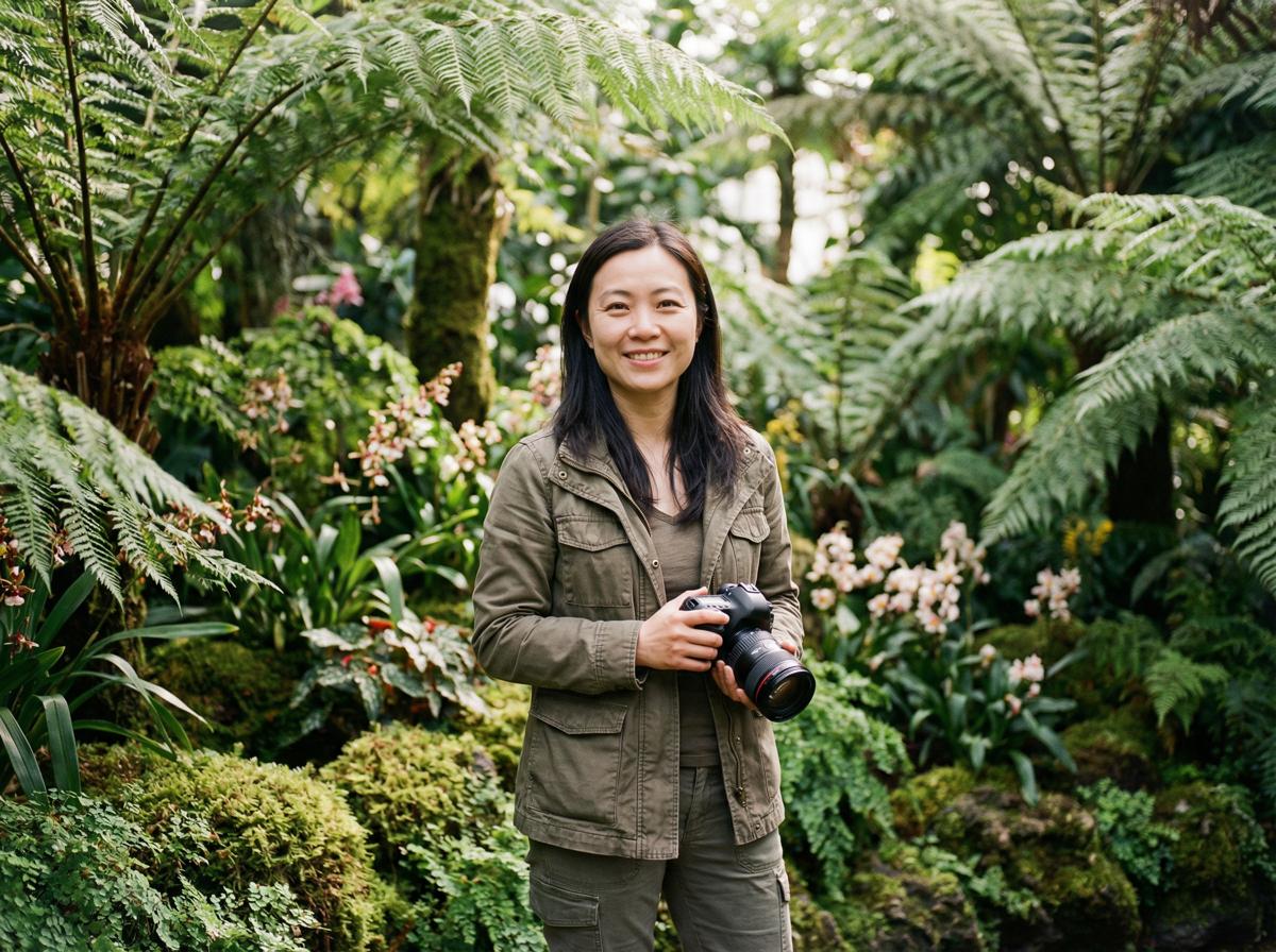 看片植物摄影师林晓薇